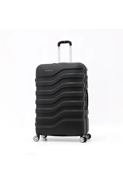 Hardshell 20-Inch Checked Luggage, Black