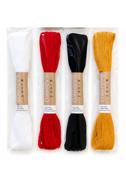 Set de 4 fire de broderie, 20m fiecare