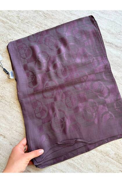 Noura Scarf Pırlanta Orin Şal Koyu Vizon