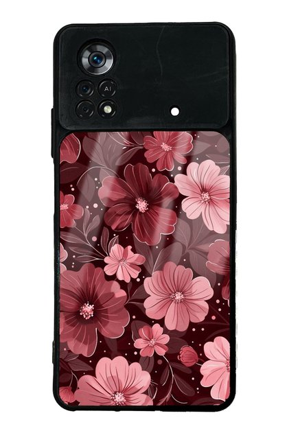 Xiaomi Poco X4 Pro Velvet Burgundy Design Glossy Phone Case