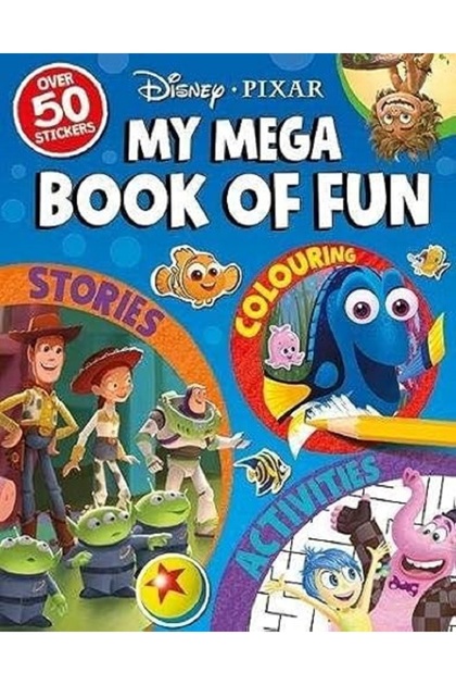 Disney Pixar Mixed - My Mega Book Of Fun
