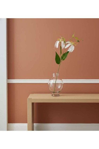Artificial Flame Lily Stem Flower H68cm - White