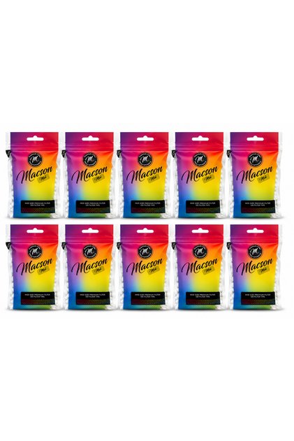 6.9 x 15 mm Pamuklu Filtre Midi 1200 Adet (10 Paket x 120) Premium Filtre