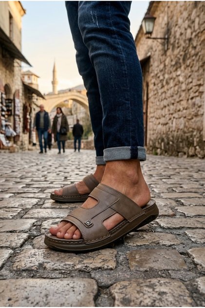 Men's Slippers, Orthopedic, Daily Slippers, Home and Outdoor Slippers, Comfortable Sole