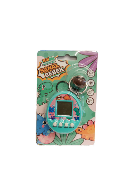 Nostalgia Play Digital Virtual Baby Cinnamon Pet Animal Feeding Toy (Green)