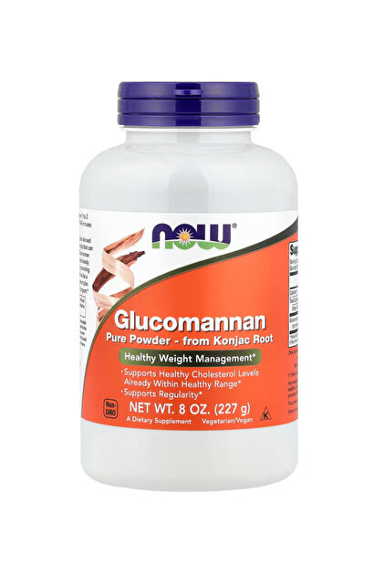 Supplements, Glucomannan (Amorphophallus konjac) Pure Powder, Supports Regularity 227 gr