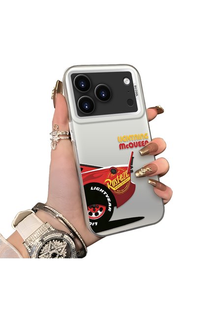 iPhone 17 Pro Max Compatible Hard Acrylic Back Silicone Edge Lens Protection Case