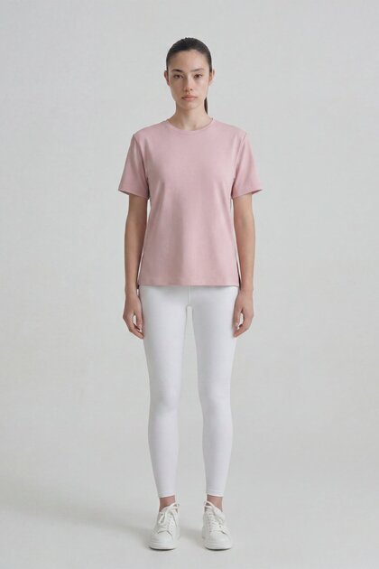 Cotton Basic Tshirt Pink