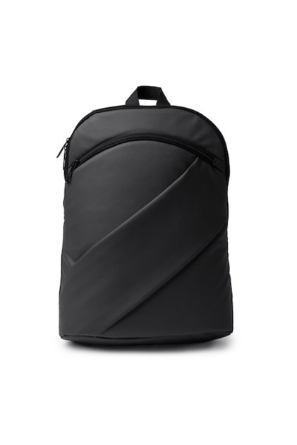 Rucsac din piele PU pentru laptop de 15 inch, multifuncțional, potrivit pentru călătorii, birou, școală, cu bretele și spate căptușite, curea pentru troler, unisex, negru.