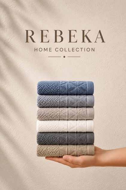 Mosaic Patterned Partial Velvet 6-Piece Kitchen Towel Set 30X50 cm Soft Textured Drying Cloth