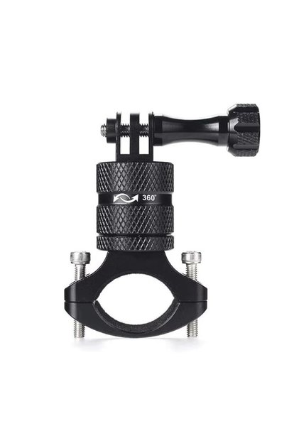 black 360° Aluminum Alloy Bike Stand for GoPro 13 12 11 10 9 8 DJI Osmo 360 Action 6 5Pro 4 3 Insta3