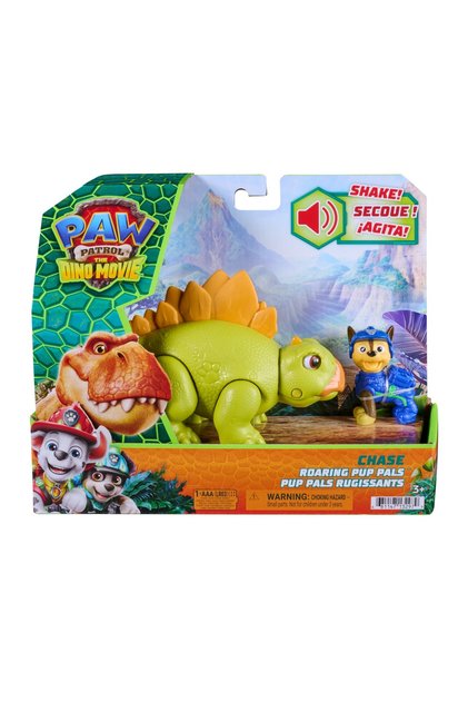 Set dinozaur cu figurină, Paw Patrol, Roaring Pup Pals, Chase, 20157647