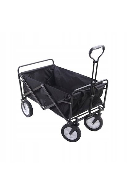 Cărucior-remorcă, PVC, 8 kg, Negru