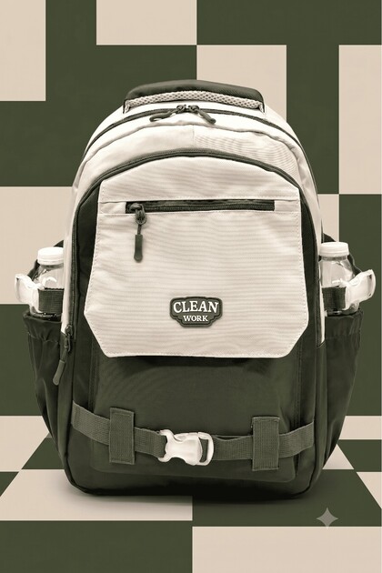 Water Resistant Satin Fabric Unisex Multi-Compartment Middle School,High School School Backpack Travel Bag