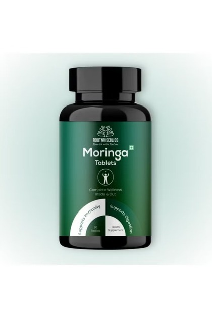 Moringa Tablets – 60 Natural Tablets | Rich in Vitamins, Minerals & Antioxidants | Daily Energy, Detox, Immunity & Overall Wellness Supplement | Natural Herbal Superfood for Men and Women