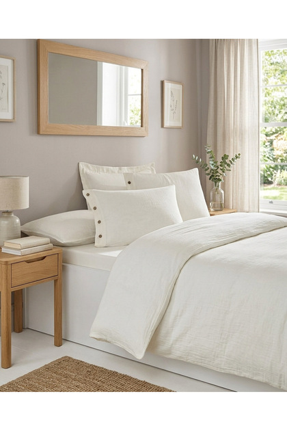 100% Cotton Muslin Matsu Double Duvet Cover Set (200X220 cm)