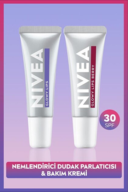 SPF30 Glowy Lips Berry Renkli Dudak Parlatıcı ve Nemlendirici Dudak Bakım Kremi, Hyaluronik Asit