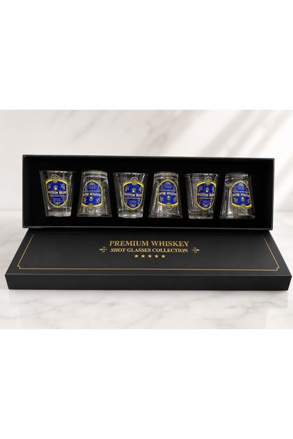 6-Piece Premium Shot Glass Collection