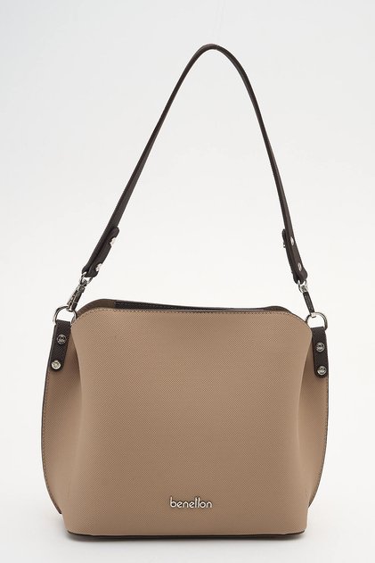 Benetton Women's Shoulder Bag Mink-Brown Bnt1922