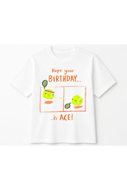 Unisex Oversize Tennis Printed T-Shirt 100% Cotton Tennis Themed Comfortable Fit Short Sleeve T-Shirt