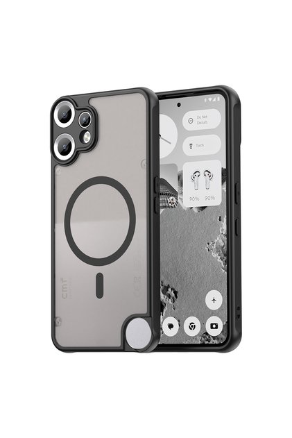 Nothing CMF Phone 2 Pro Black New Armor Bumper Shockproof Phone Case for Nothing Phone 3 3a Magnetic