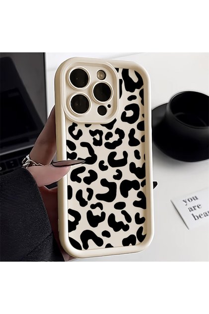 iPhone 18 Pro Max 2DF57 Soft TPU Leopard Painted Phone Case For iPhone 17 16 18 Pro Max 11 13 15 14