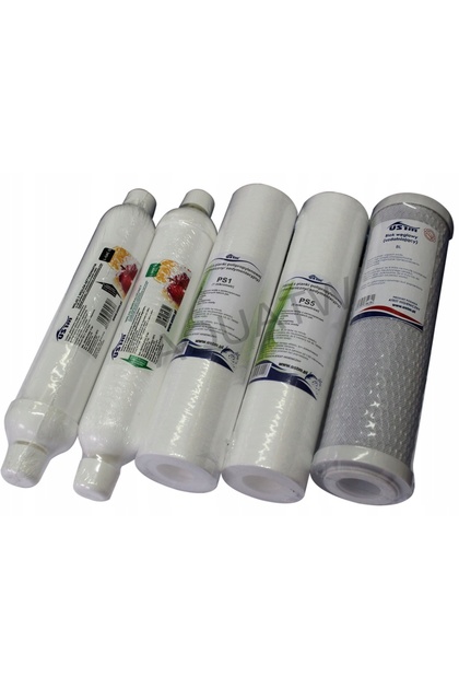 Set de cartușe USTM pentru sistemul mare de filtrare OSMOZA – filtre de apă de schimb – SET COMPLET RO