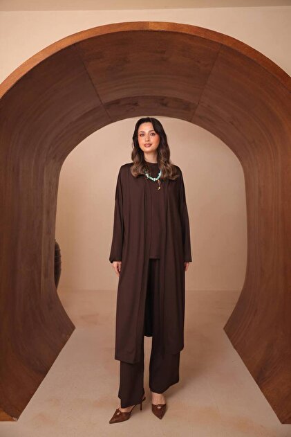 Women's Viscose Triple Abaya Set