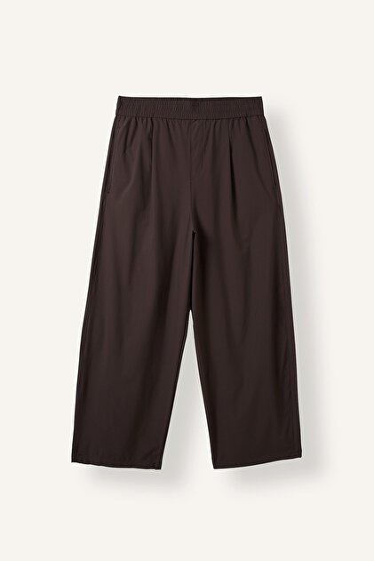 Relax Fit Elastic Waist Stretch Fabric Pocket Trousers H4155Ax26Au