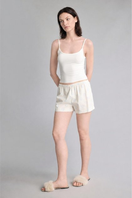 100% Cotton Regular Fit Poplin Shorts Pajama Bottoms H7289Ax26Hs