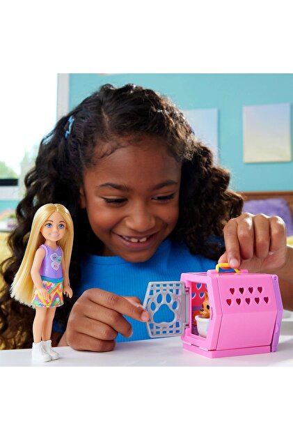 くーちゃん　ニュースキン 5点セット Barbie JDF89 Chelsea Köpekçiğin Taşıma Çantası Oyun Seti - Fiyatı