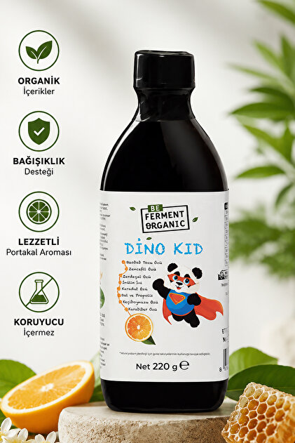 【dino】TRUE計10ml BEORGANİC Organik Dino Kids | Probiyotik Ve C Vitaminli Organik Öz