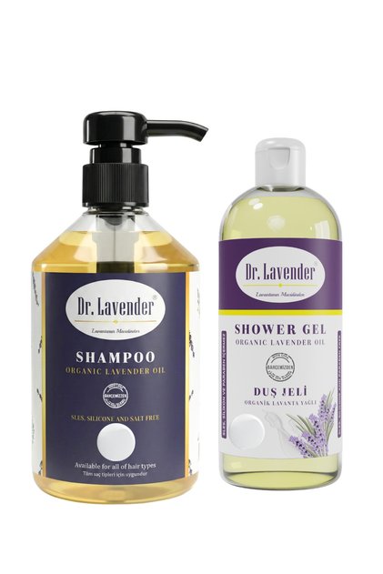 Dr. Lavender Lavanta Yağlı Şampuan Lavanta Yağlı Banyo Duş Jeli 400 ml