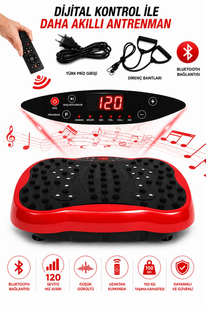 Blackbird Game Center Glr 550 Kırmızı Güçlü Titreşimli Egzersiz