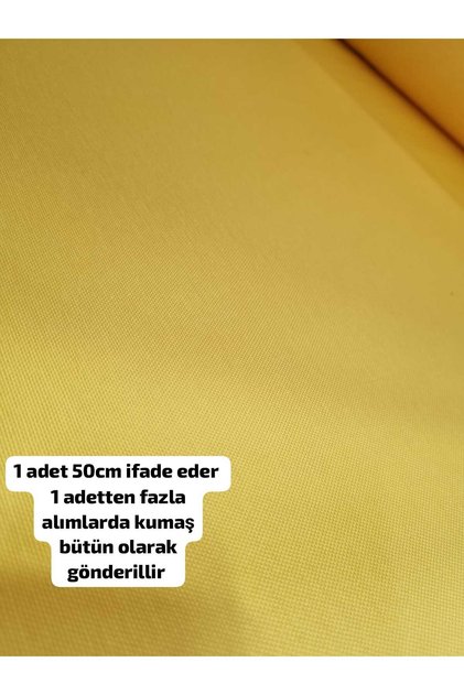 Duck Fabric Has Water and Stain Repellent Properties (Yellow 50 X 180)