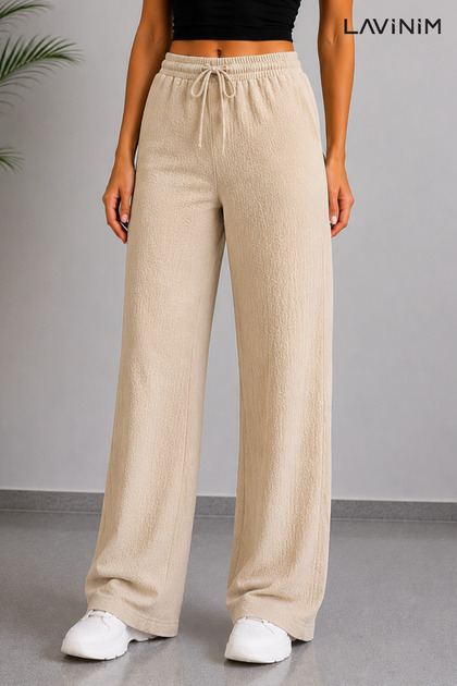 Women's Elastic Waist Palazzo Pants