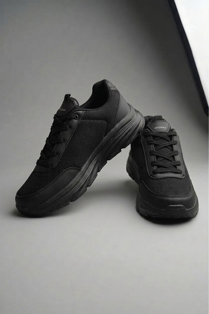 Obsidian Walk Women's Black Soft Sole Casual Sneaker Sports Shoes