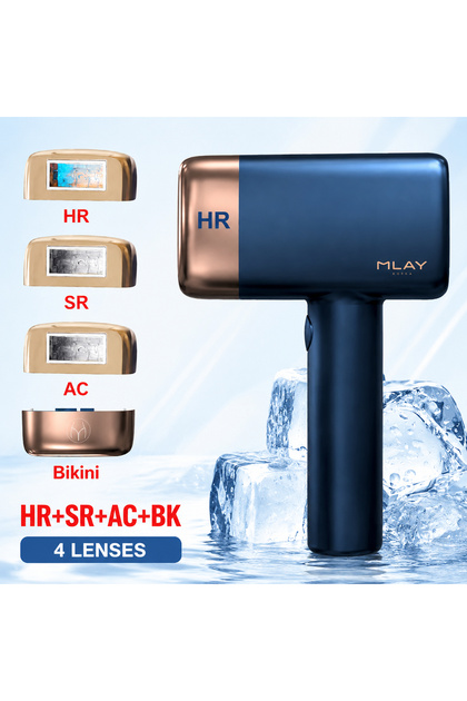 T14Laser Hair Removal Device Ice Cold IPL Laser Epilator Automatic Depilador Replaceable HRSRACBK