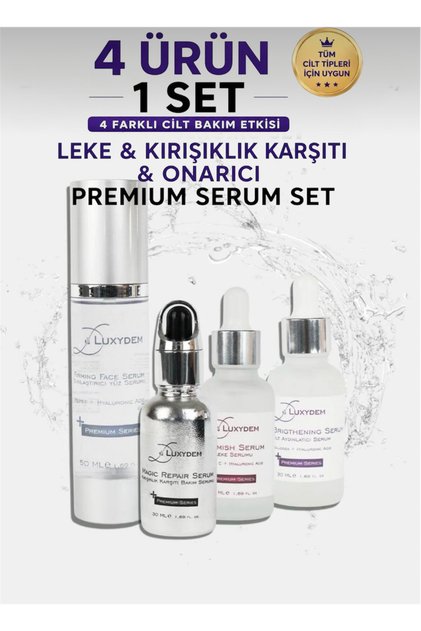Botox Effective Wrinkle Remover, Skin Firming, Blemish Serum 4-Piece Care Set