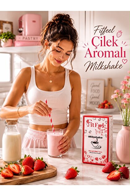 ミルク FİTFEEL Çilek Aromalı Milkshake (1 Kutu) - Fiyatı, Yorumları