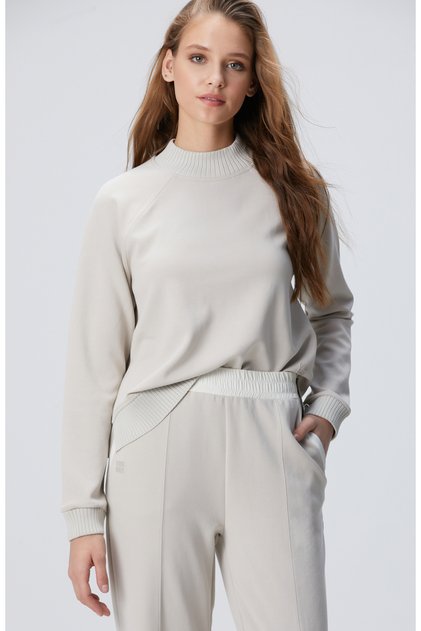 Taş Modal Karışımlı Sweatshirt