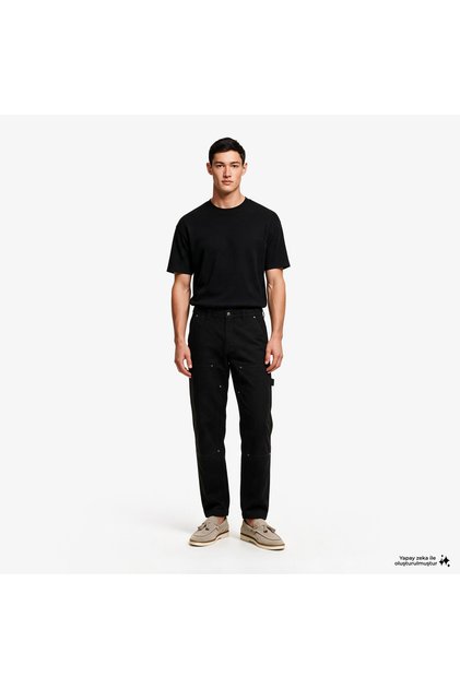 Hugo Gioro Men's Black Trousers