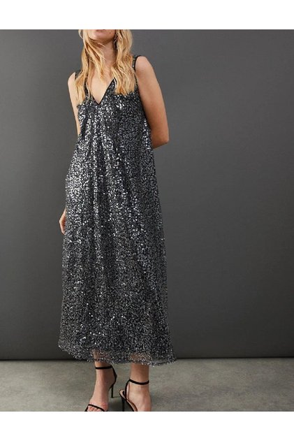 Rochie lunga, Negru