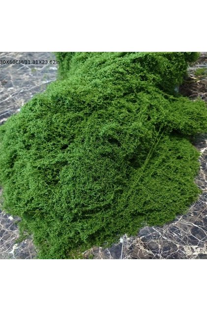 b Green Fake Moss DIY Crafts Grass Artificial Moss Faux Preserved Moss Green Plant Home Room Garden
