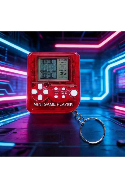 1pcs RED Retro Mini Handheld Game Console Classic Electronic Games Handheld Game Machine Children's