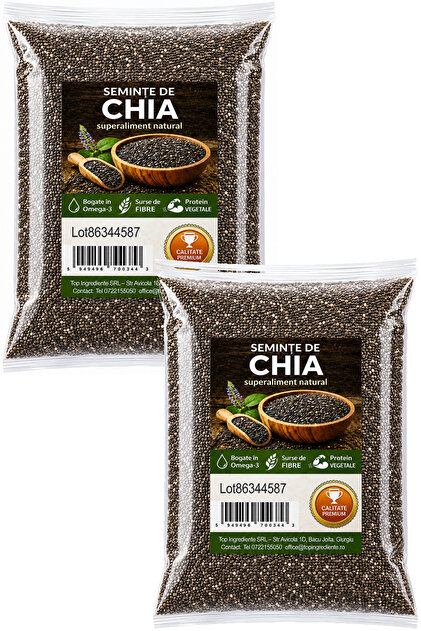Seminte de Chia Pachet 2 x 1kg