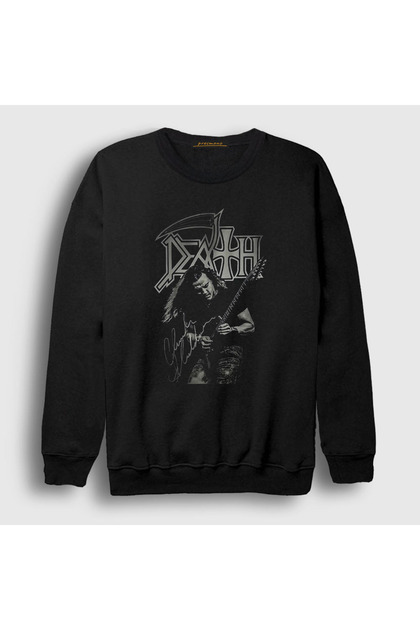 Unisex Black Chuck Schuldiner Death Sweatshirt 137808tt