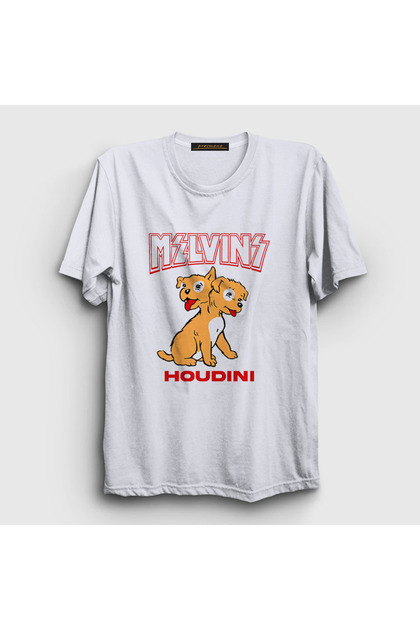Unisex White Houdini Melvins T-Shirt 447508Tt