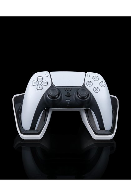 Suport pentru controler de gaming cu design geometric low-poly – imprimat 3D premium