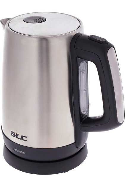 Kettle 1.7 Liter, 2200 Watts - H-Ke075, Silver, Stainless Steel Material